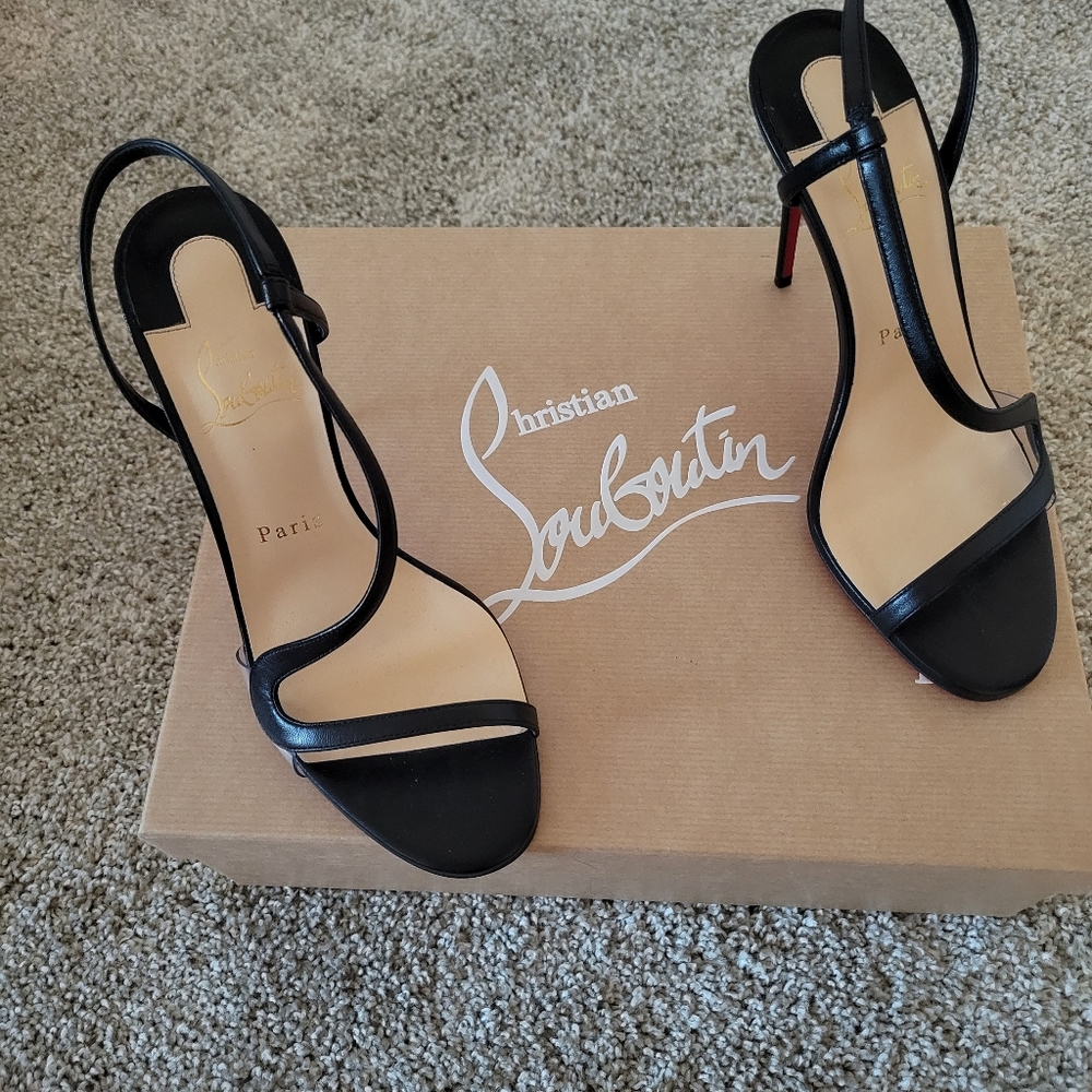 Christian Louboutin Rosalie black heels